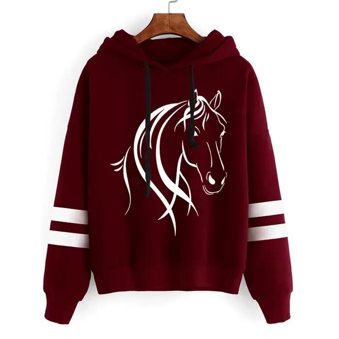 Sweat-shirt à manches longues pour femmes