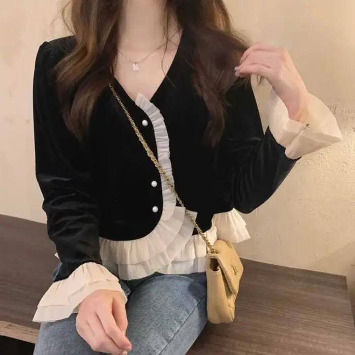 Chemise et Blouse Femme à Volants
