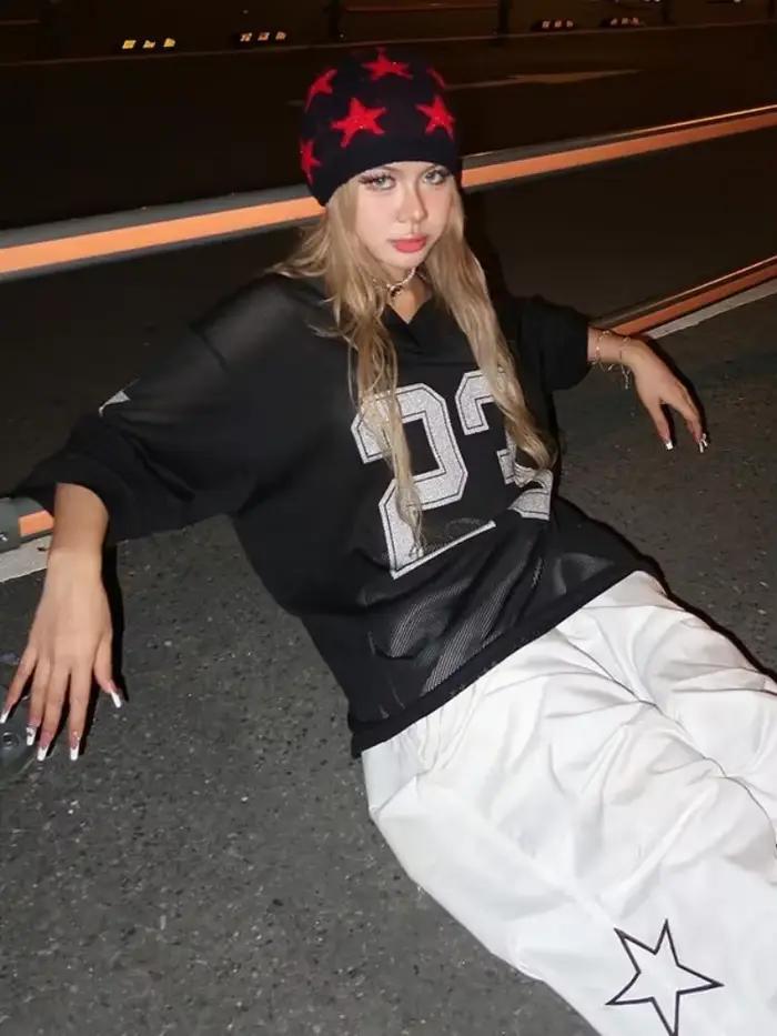 T-shirt Respiré à Col en V pour Femme