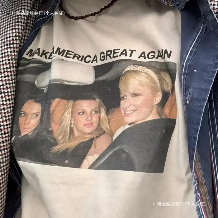 Nouveau Style t-shirt Britney rendre l'amérique grande