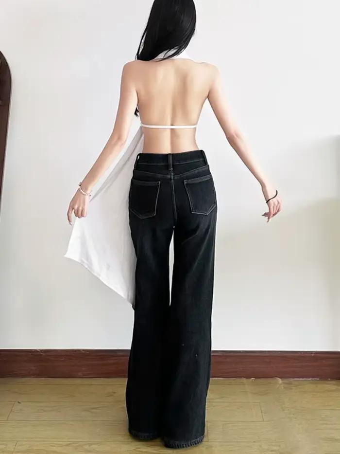 Haut asymétrique licou