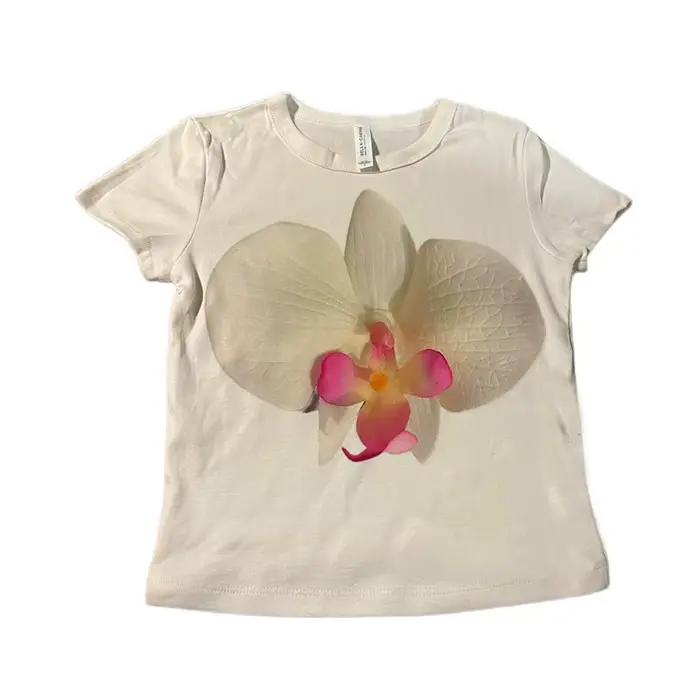 T-shirt à imprimé floral pour femmes style décontracté ajustement parfait motif floral et coupes slims pour femmes occasions spéciales et mode urbain