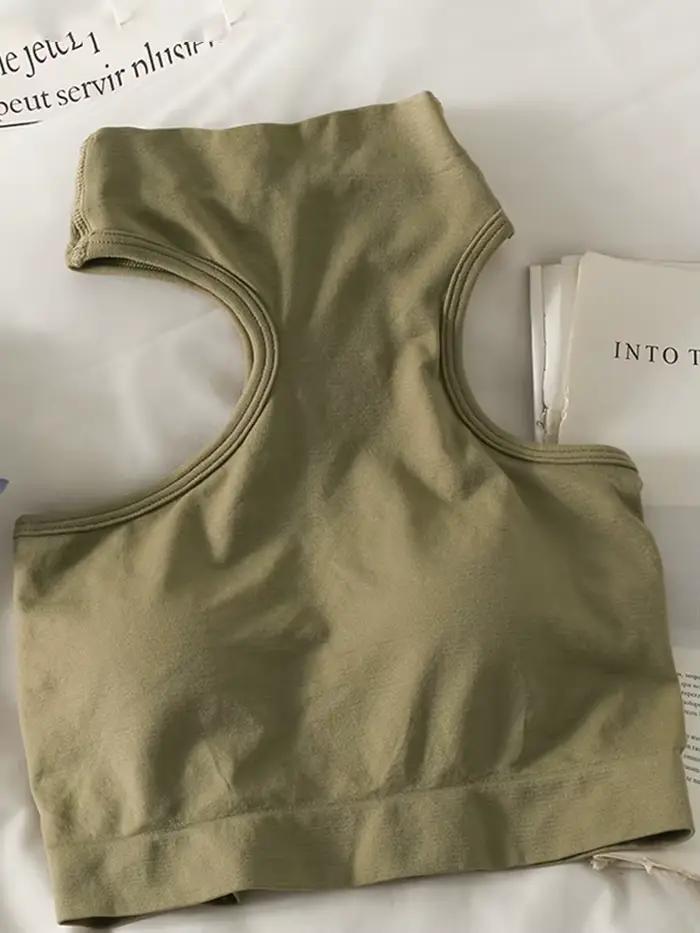Top tricoté sans manches pour femme