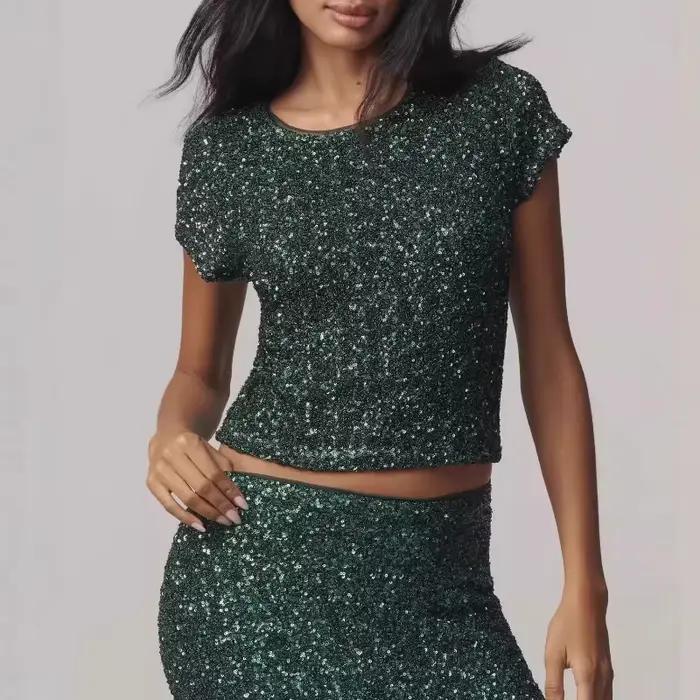 Tops à paillettes 2026 pour femmes