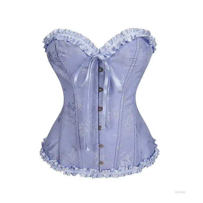 Corset femme Top Palace Cosplay Sexy dentelle froncé