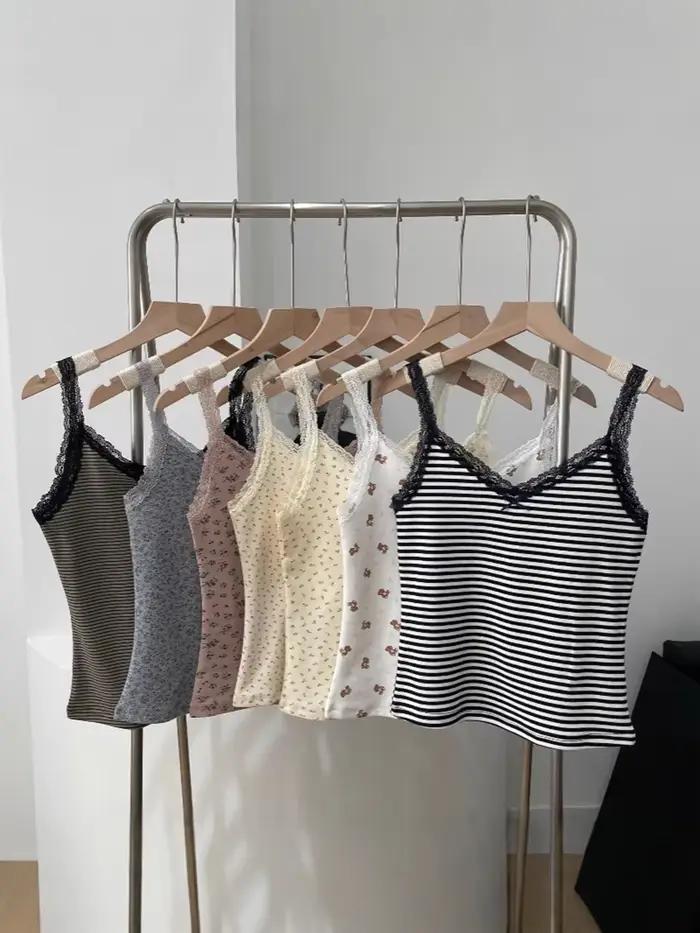 Haut court en coton pour femmes