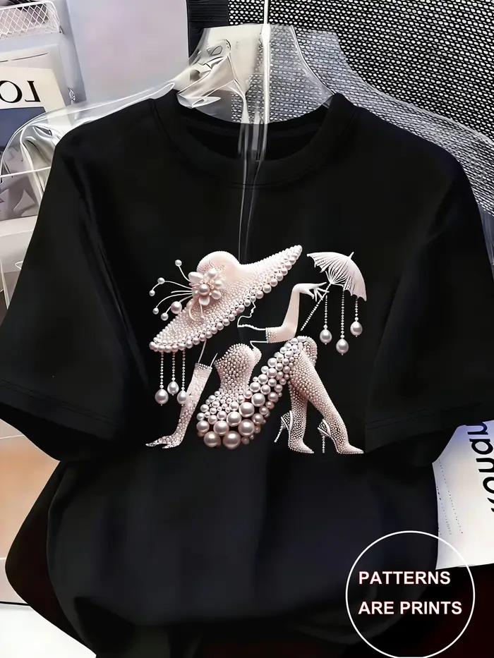 T-shirt imprimé pour femme