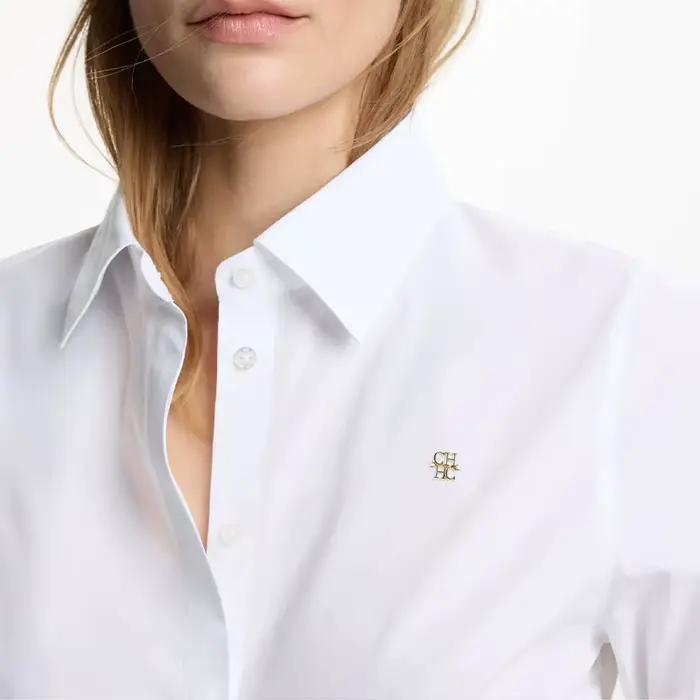 Chemisier décontracté en coton pour femme