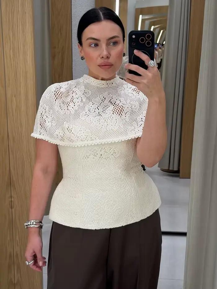 Chemisier Femme Chic et Élégant à Col Montant