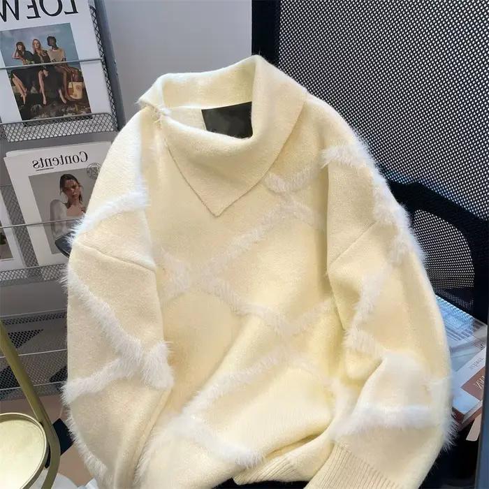 Pull tricoté doux pour femmes