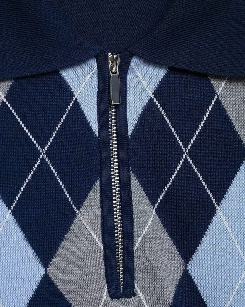Pull en maille à motif losanges à manches longues pour femme, nouvelle collection automne-hiver 2026, pull chic et tendance pour femme