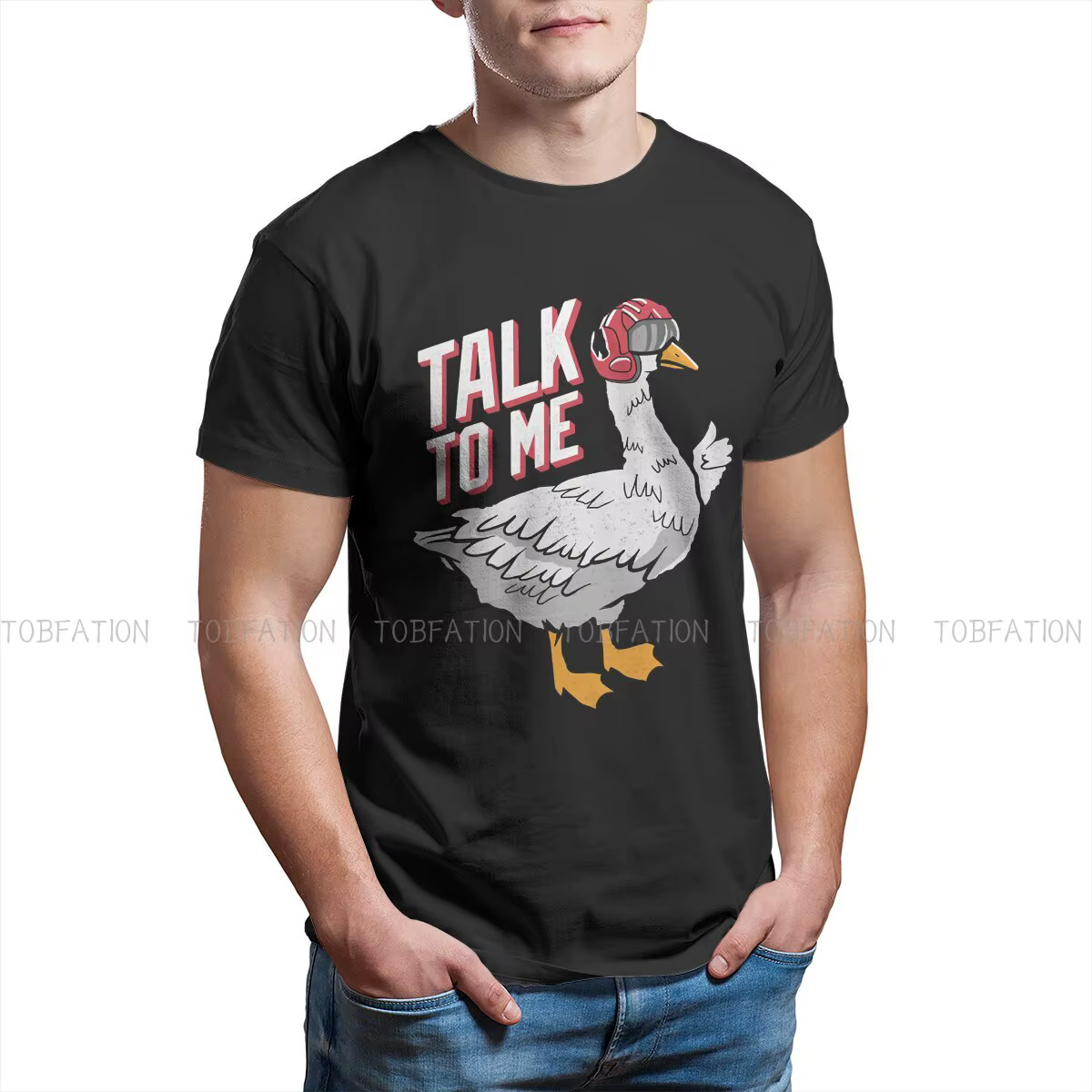 Top Gun Maverick Goose Film Original TShirts Talk To Me Goose Personnalisez zones me T Shirt Nouvelle Tendance Y-Size S-6XL